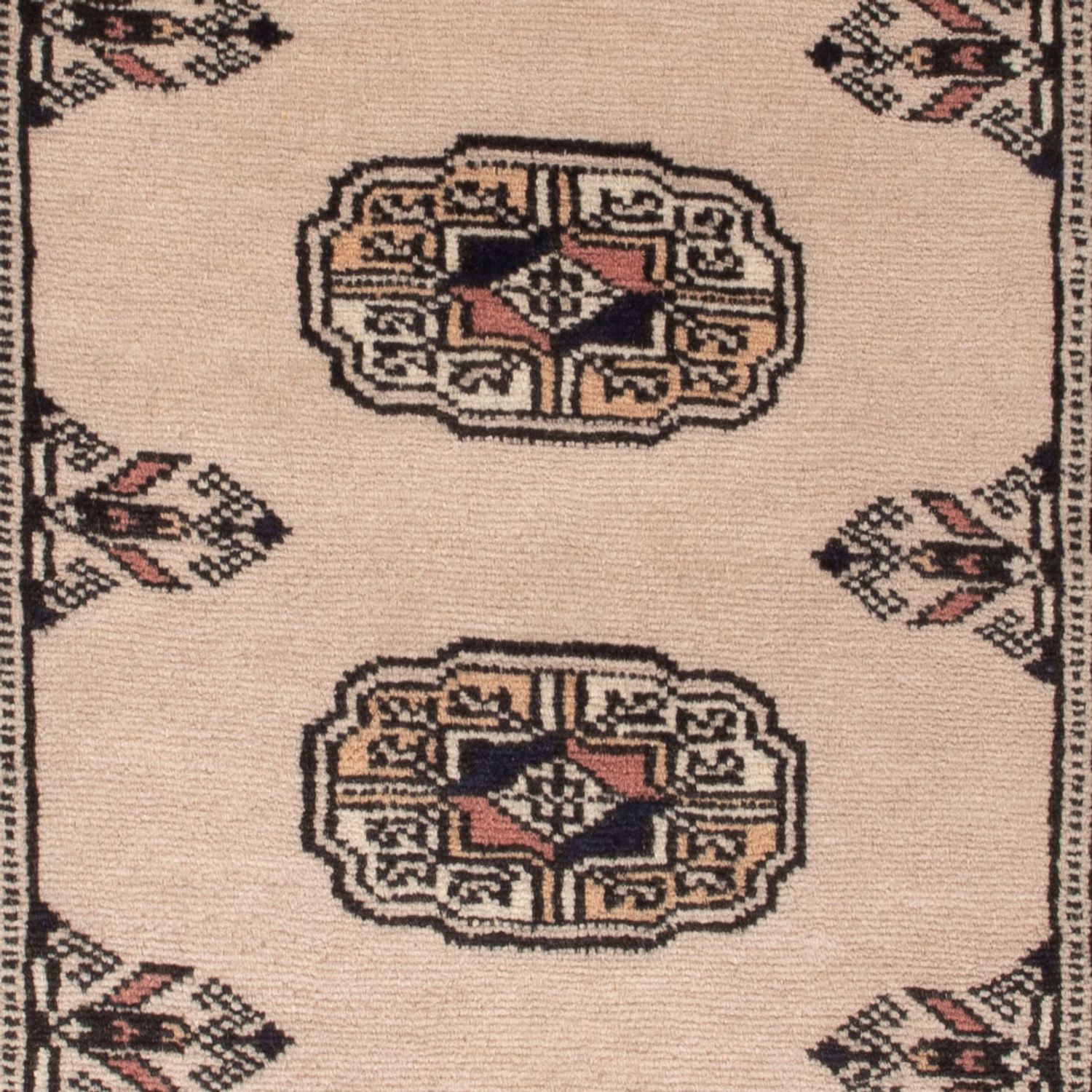 Pakistaans tapijt - 93 x 62 cm - crème