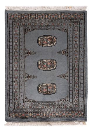 Pakistanska mattan - 81 x 61 cm - ljusblå