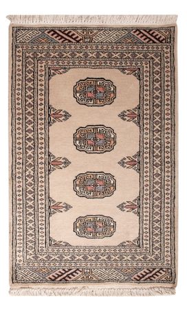 Pakistanska mattan - 95 x 62 cm - grädde