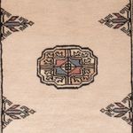 Pakistaans tapijt - 103 x 64 cm - crème