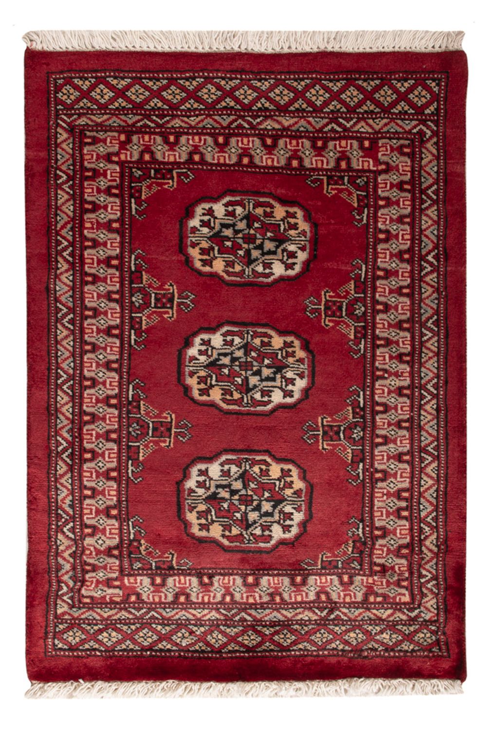 Pakistaans tapijt - 91 x 64 cm - rood