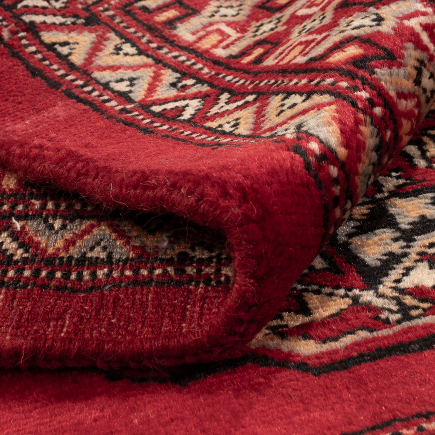 Pakistaans tapijt - 91 x 64 cm - rood