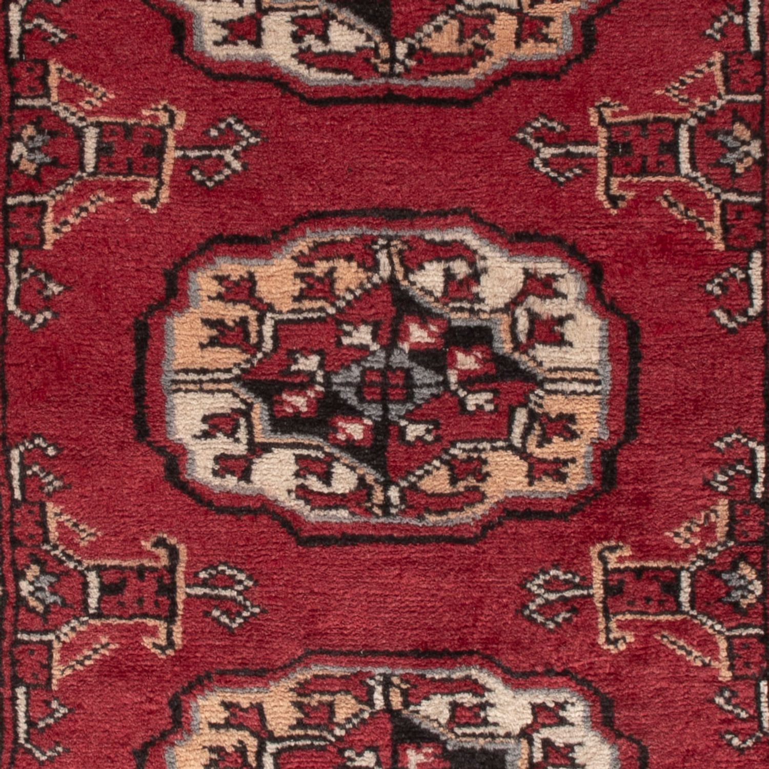 Pakistaans tapijt - 90 x 64 cm - rood
