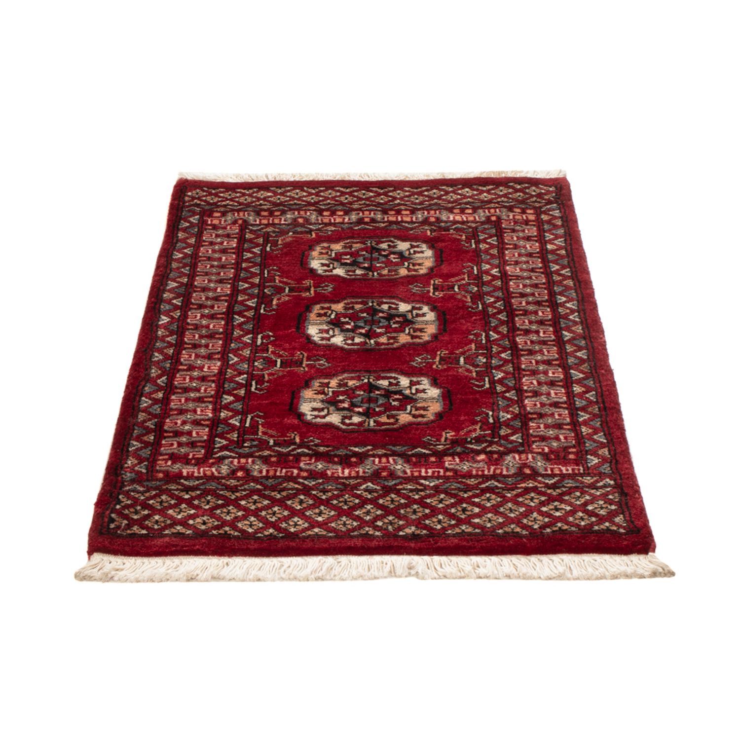 Pakistaans tapijt - 90 x 64 cm - rood