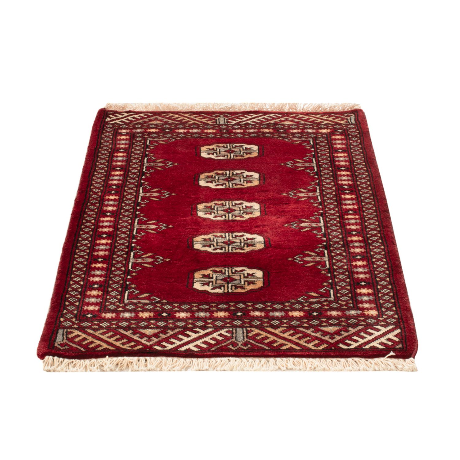 Pakistaans tapijt - 89 x 62 cm - rood