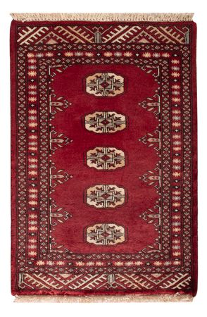 Pakistaans tapijt - 89 x 62 cm - rood