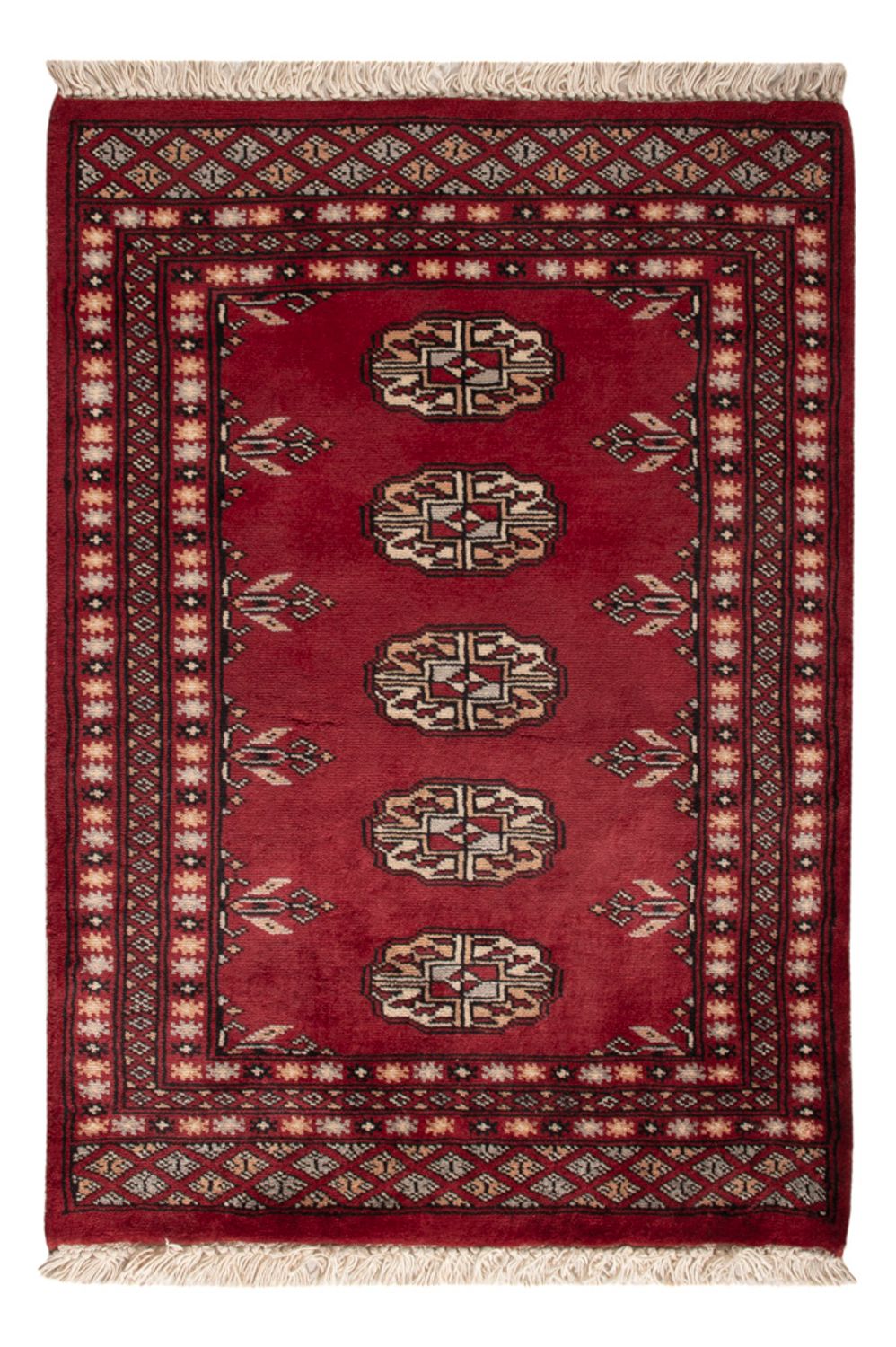 Pakistaans tapijt - 88 x 64 cm - rood