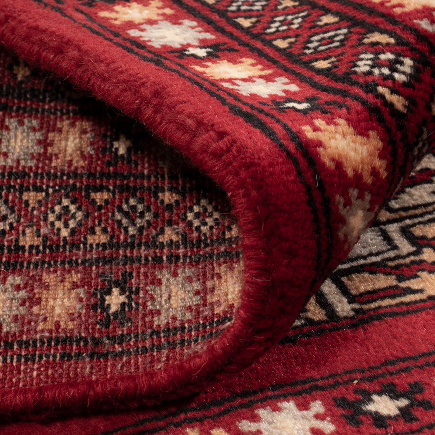 Pakistaans tapijt - 88 x 64 cm - rood