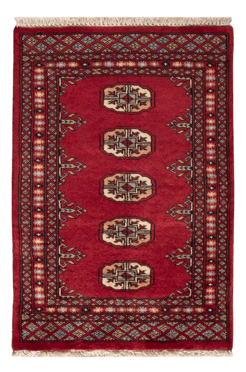 Dywan pakistański - 91 x 61 cm - czerwony