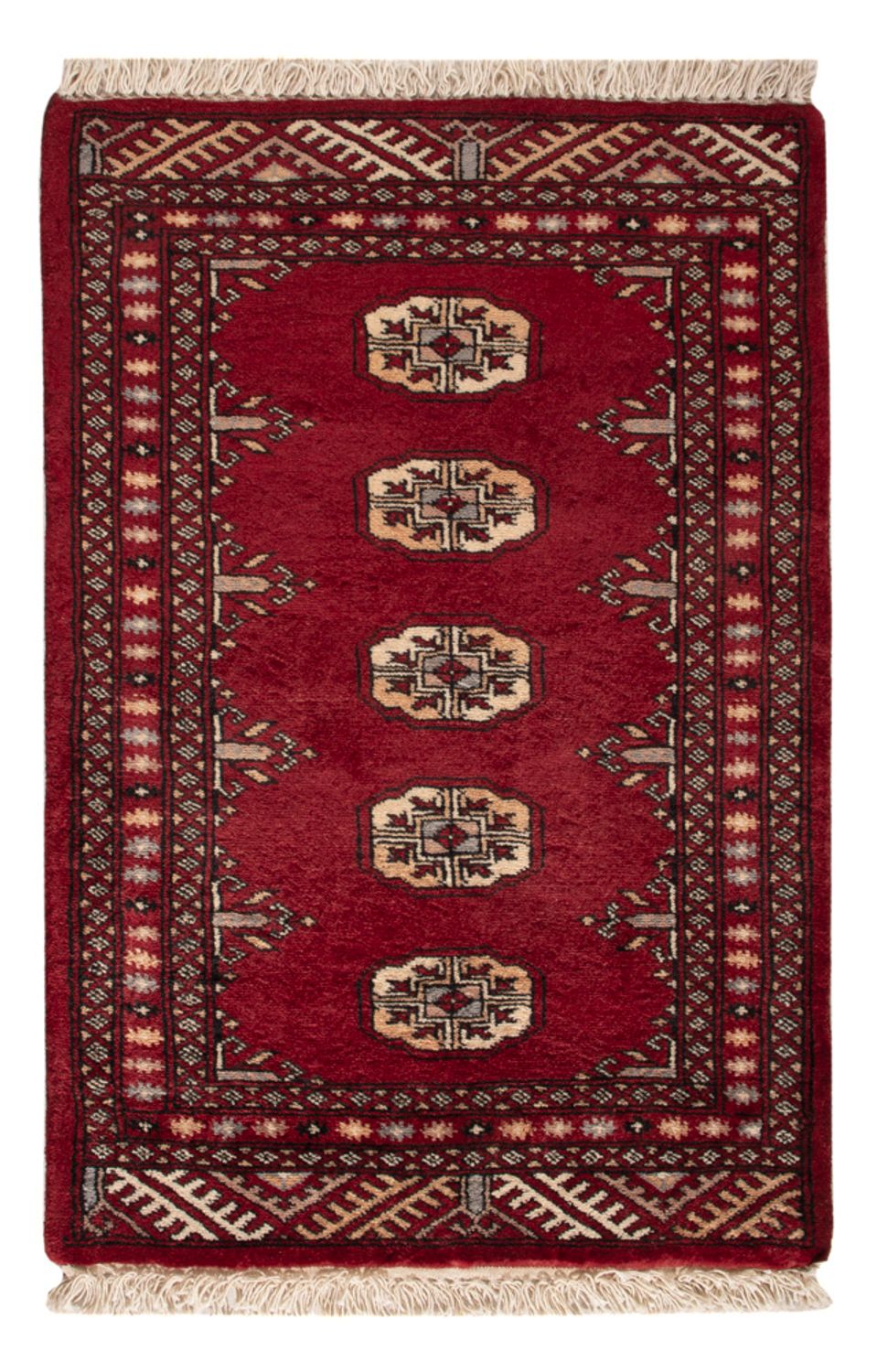 Pakistaans tapijt - 92 x 63 cm - rood