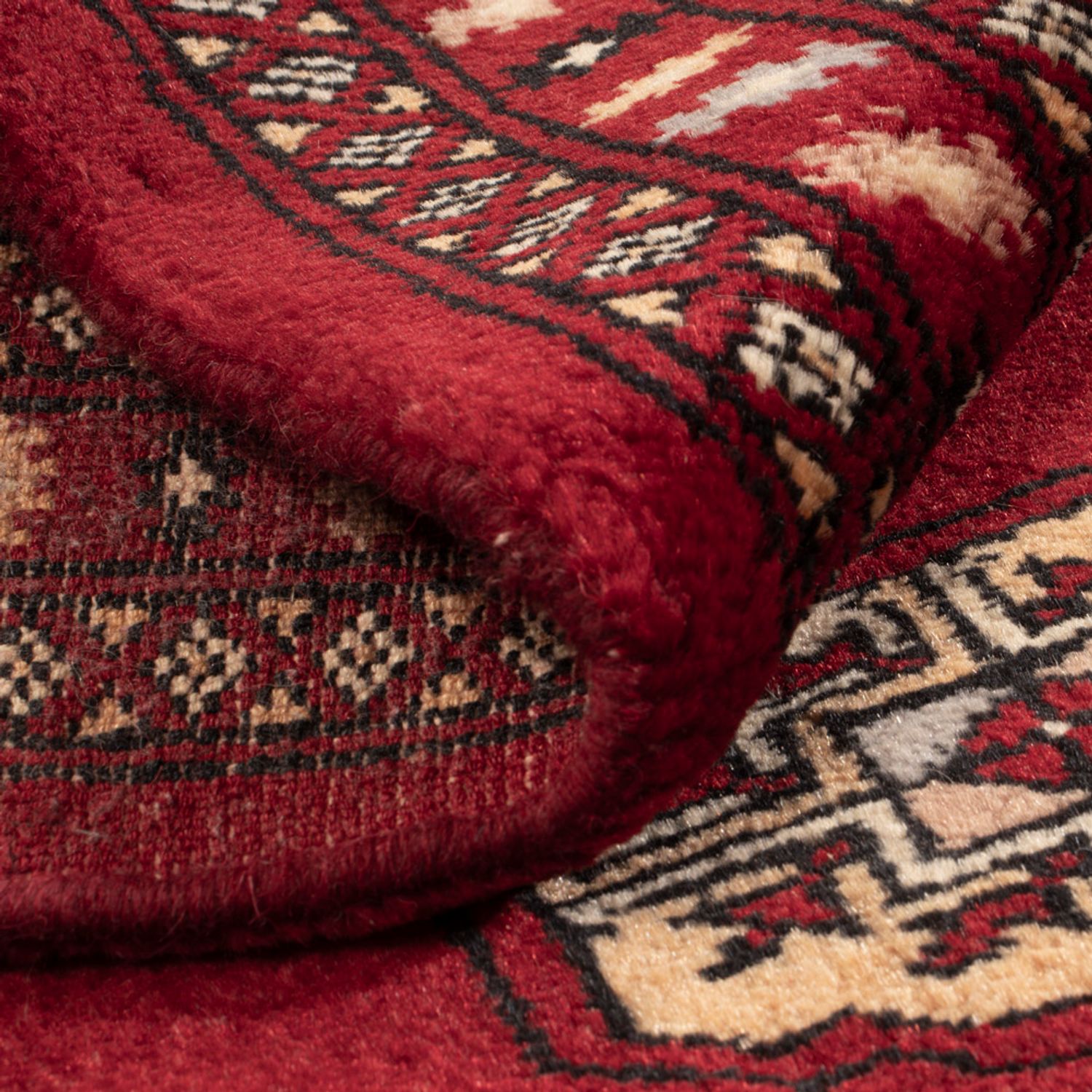 Pakistaans tapijt - 92 x 63 cm - rood