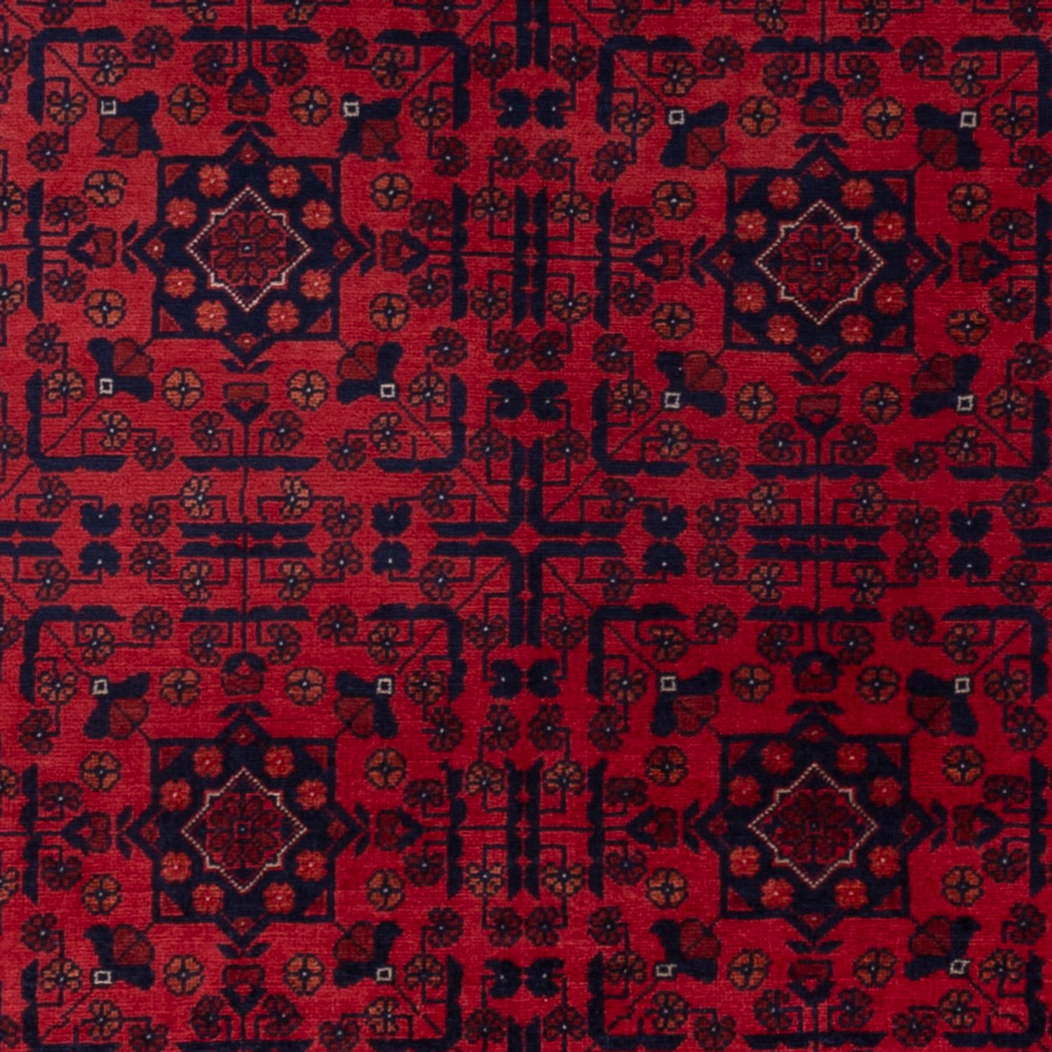 Afghan Rug - Royal - 154 x 102 cm - red