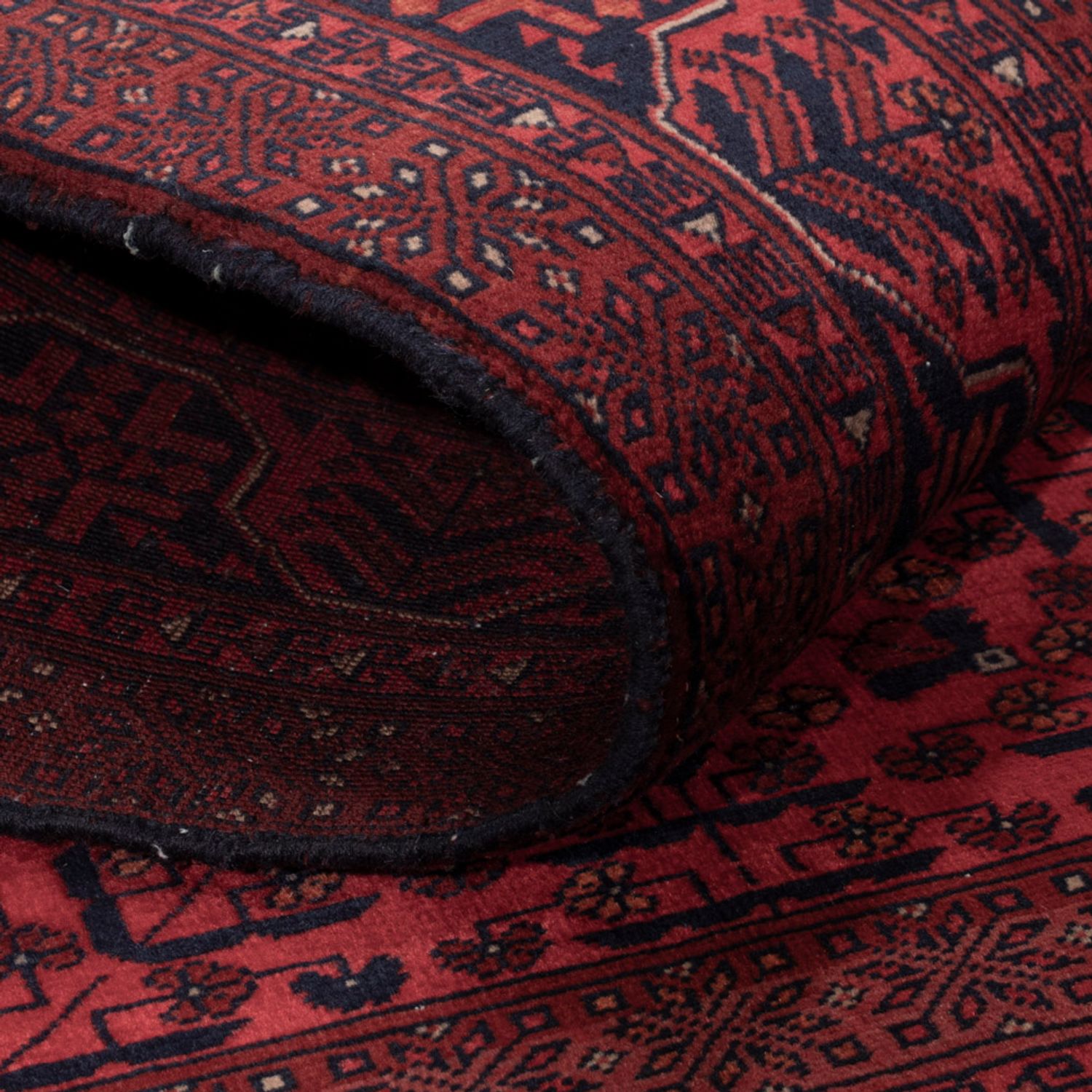 Afghan Rug - Royal - 154 x 102 cm - red