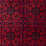 Afghan Rug - Royal - 154 x 102 cm - red