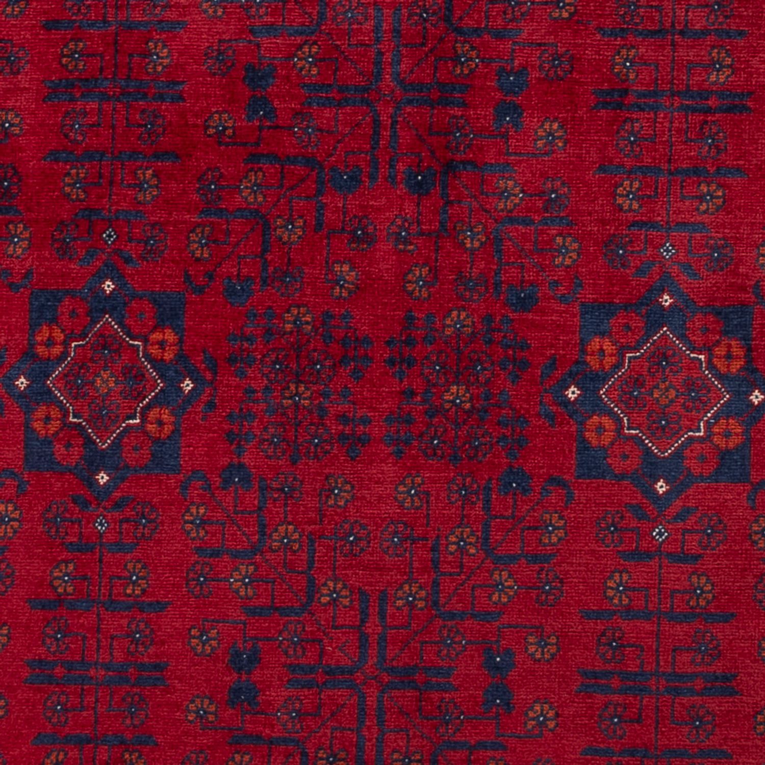 Afghan Rug - Royal - 150 x 101 cm - red