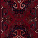 Dywan afgański - Royal - 149 x 99 cm - czerwony