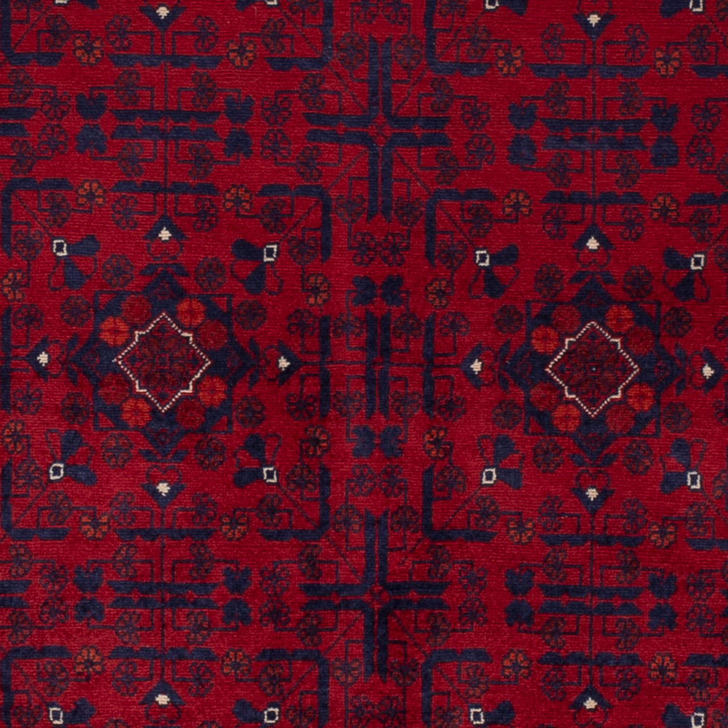 Afghan Rug - Royal - 147 x 103 cm - red