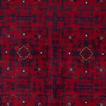 Afghan Rug - Royal - 147 x 103 cm - red