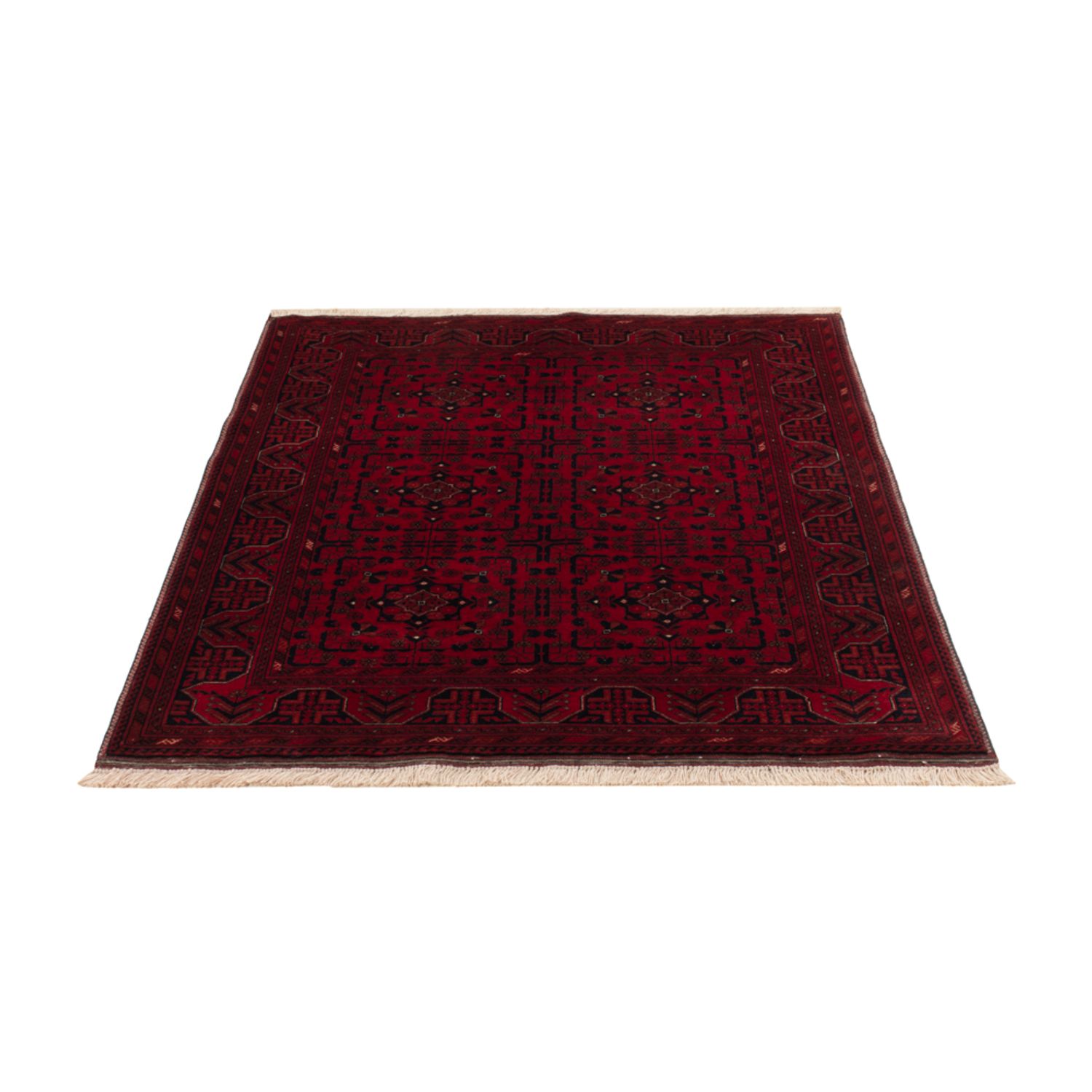 Afghan Rug - Royal - 150 x 101 cm - red
