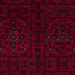 Afghan Rug - Royal - 150 x 101 cm - red