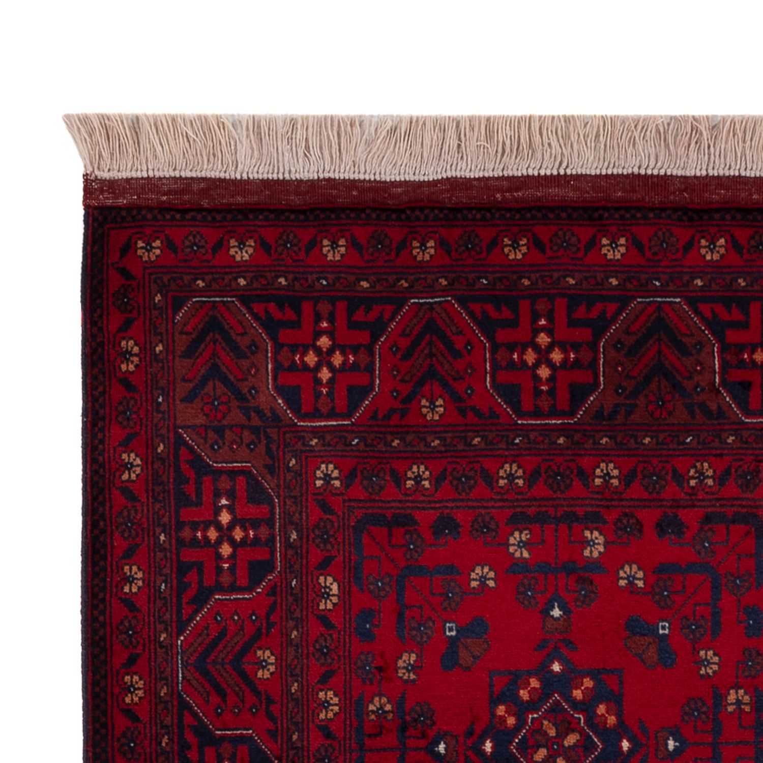 Afghan Rug - Royal - 152 x 104 cm - red