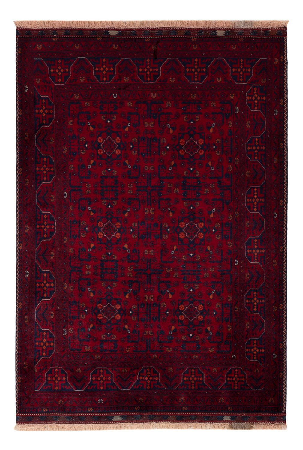 Dywan afgański - Royal - 146 x 103 cm - czerwony