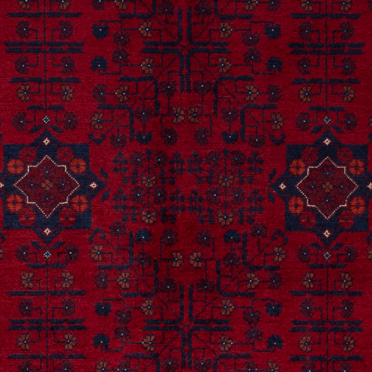 Afghansk matta - Kungliga - 151 x 103 cm - röd