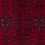 Afghansk matta - Kungliga - 151 x 103 cm - röd