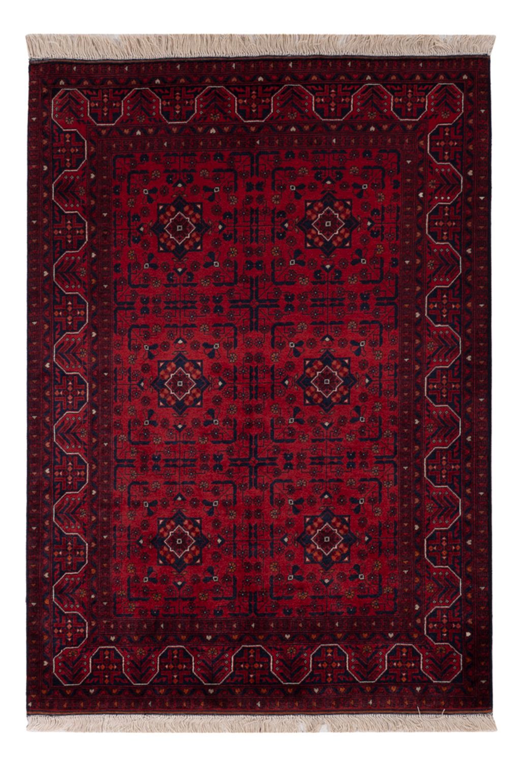 Dywan afgański - Royal - 141 x 99 cm - czerwony