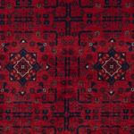 Dywan afgański - Royal - 141 x 99 cm - czerwony