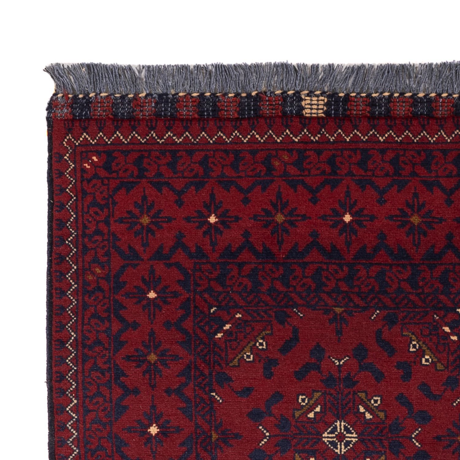 Afghánský koberec - 141 x 101 cm - červená