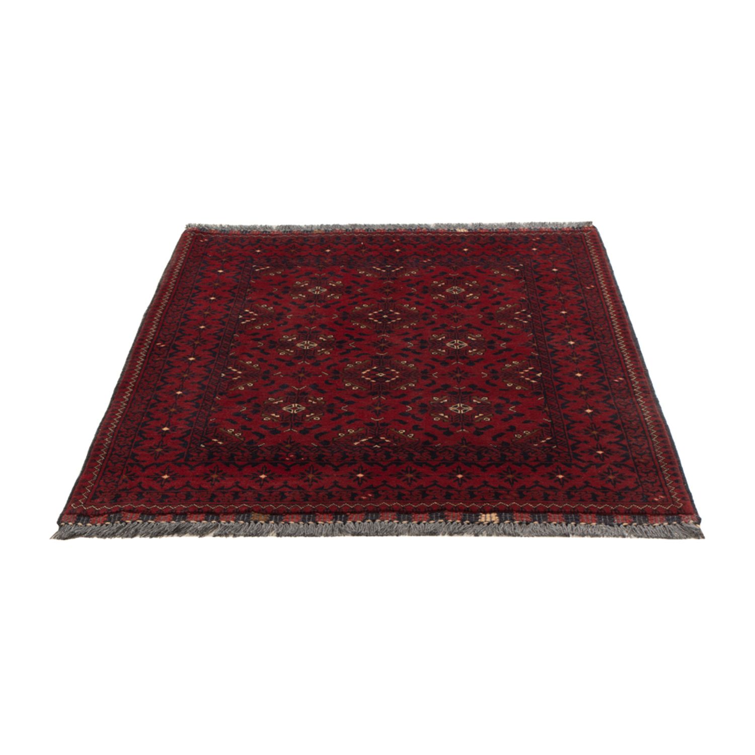 Afghánský koberec - 141 x 101 cm - červená