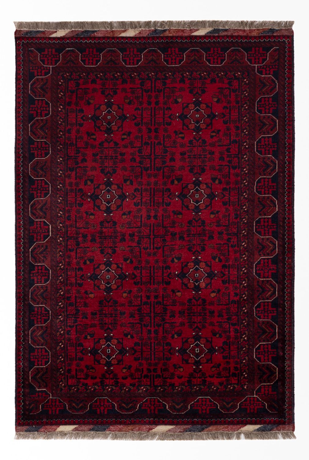 Dywan afgański - Royal - 146 x 102 cm - czerwony