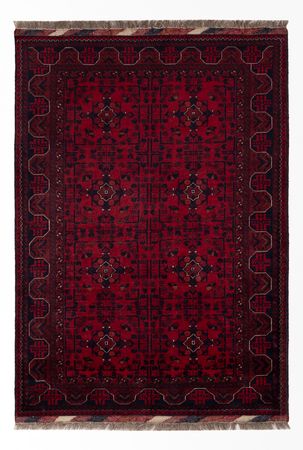 Afghansk matta - Kungliga - 146 x 102 cm - röd