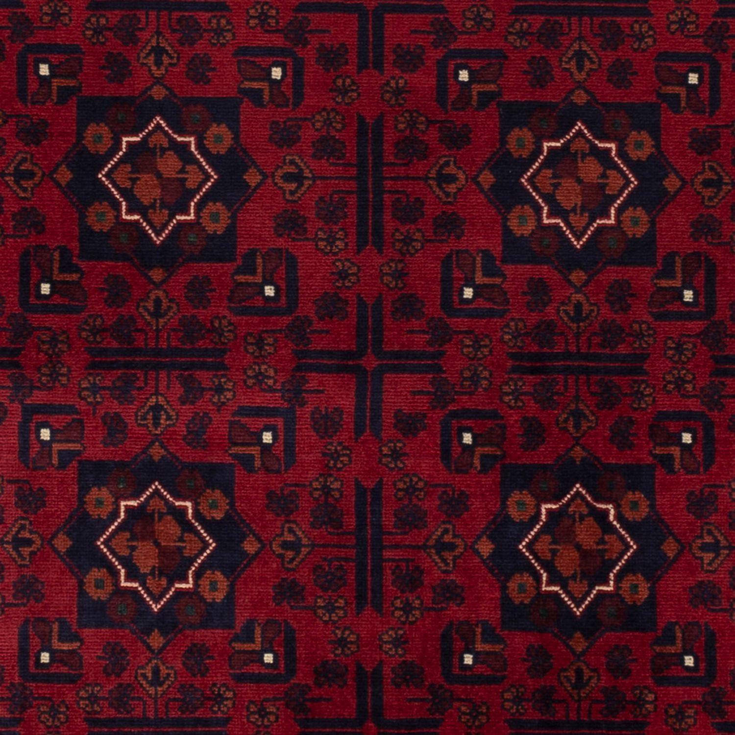 Afghan Rug - Royal - 154 x 99 cm - red