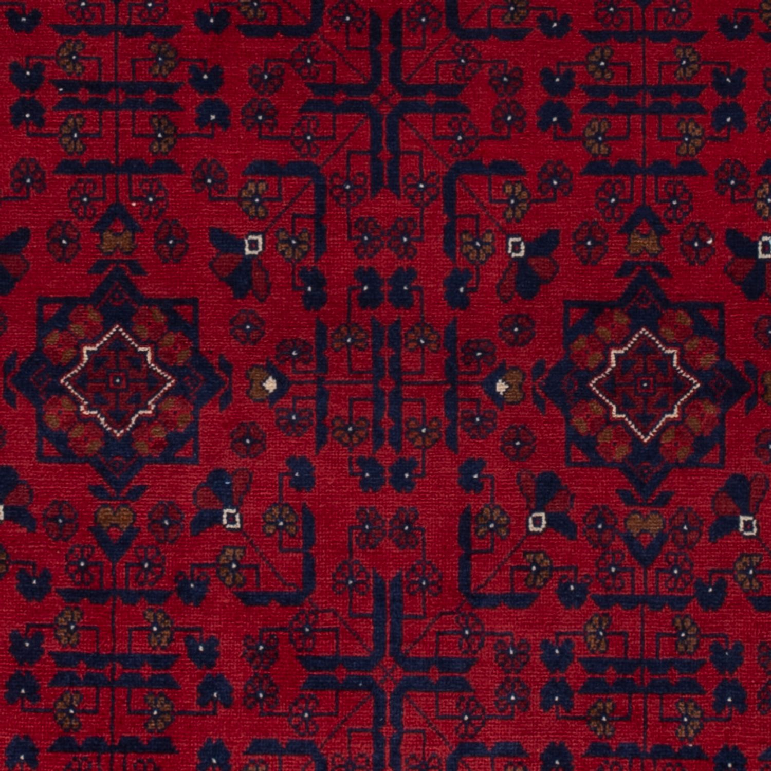 Afghaans tapijt - Koninklijke - 148 x 104 cm - rood