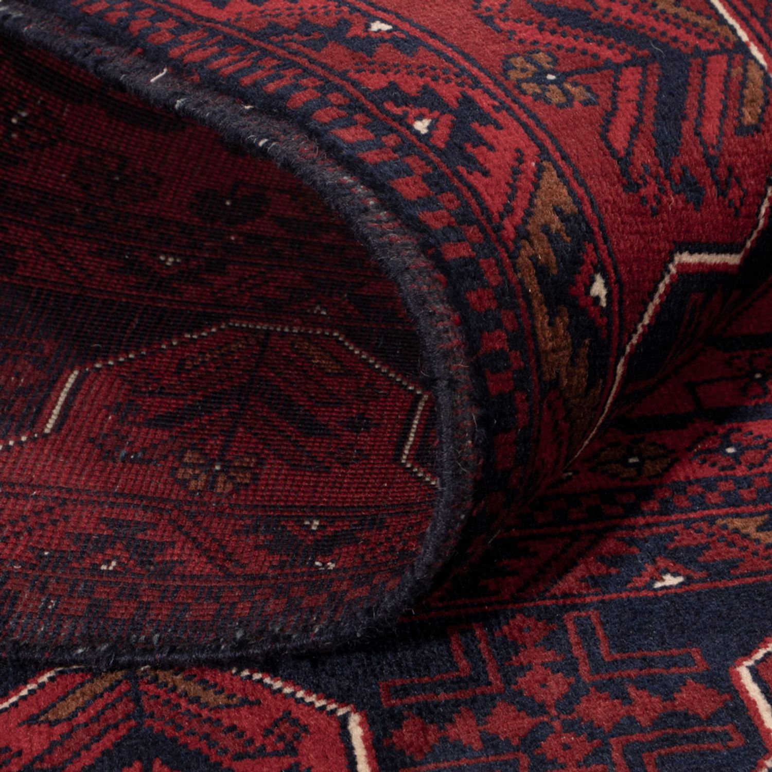 Afghaans tapijt - Koninklijke - 148 x 104 cm - rood