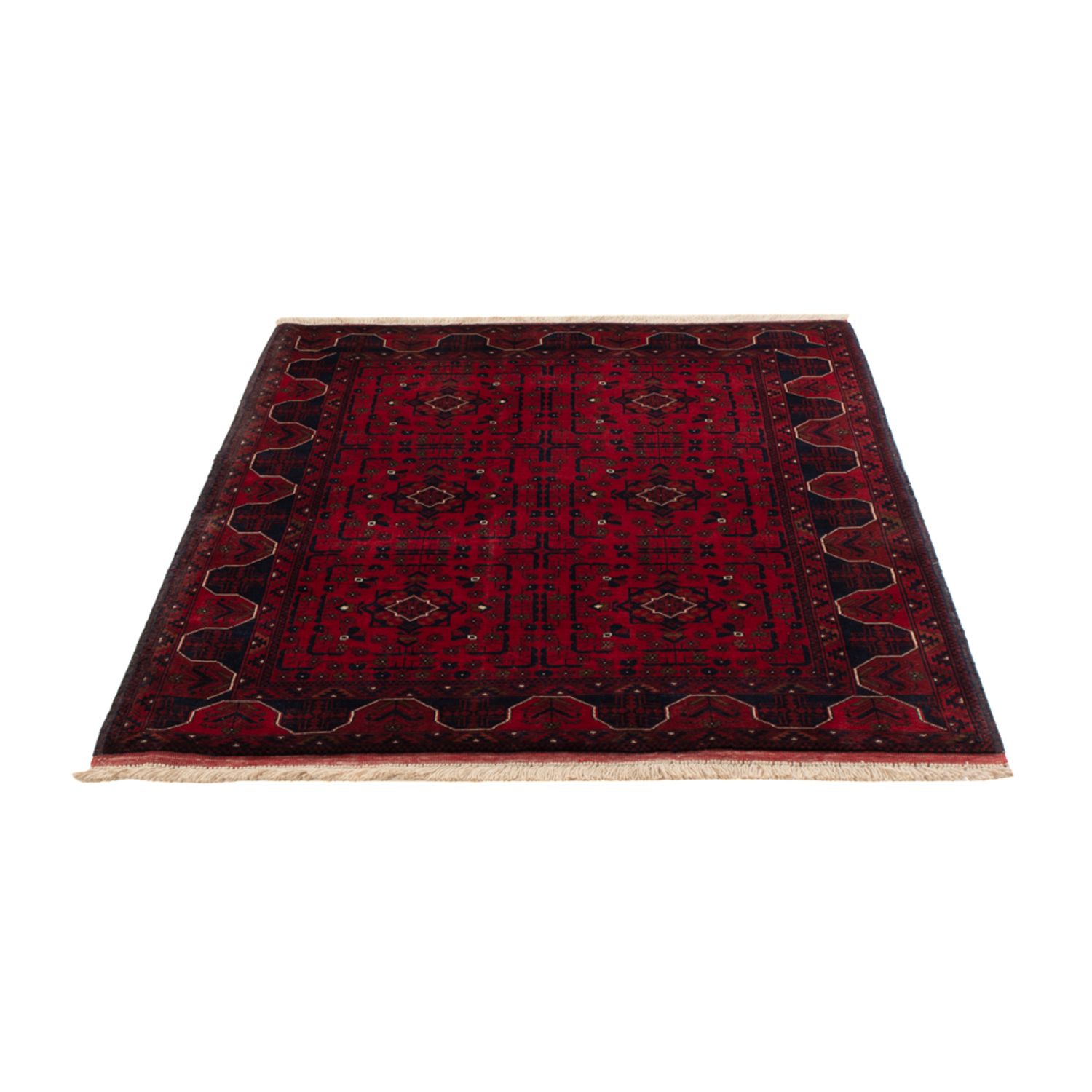 Afghaans tapijt - Koninklijke - 148 x 104 cm - rood