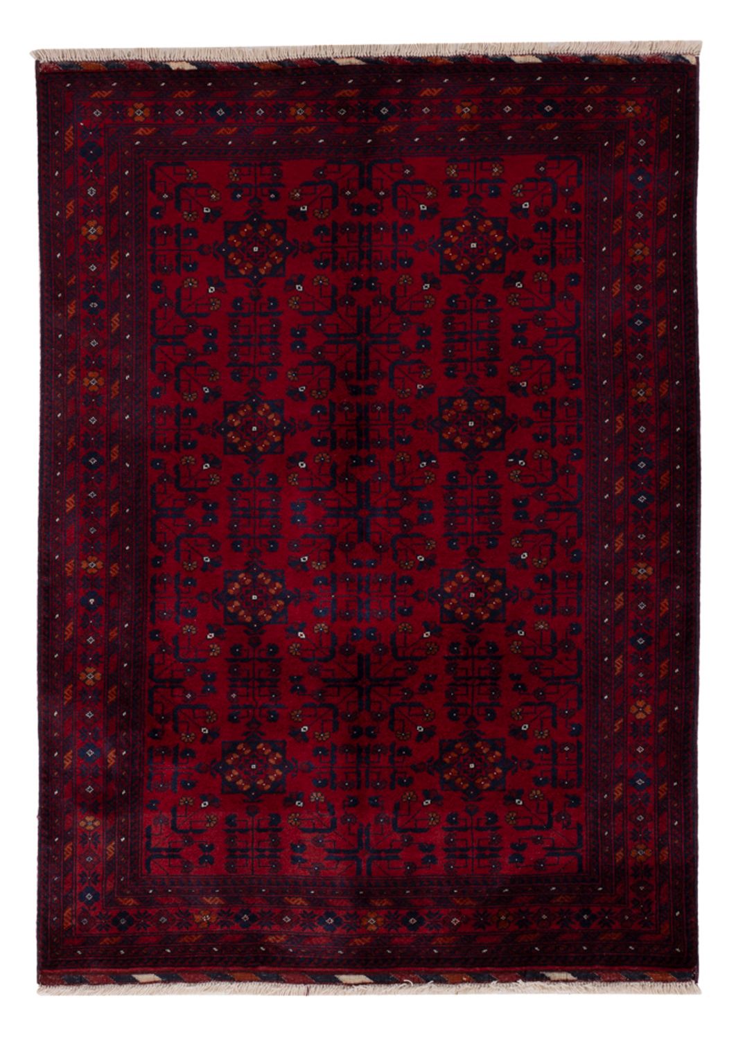 Dywan afgański - Royal - 144 x 100 cm - czerwony