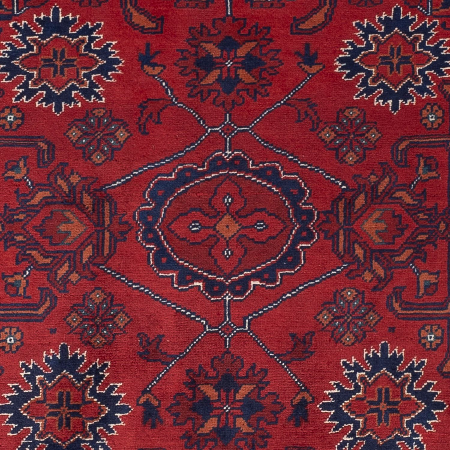 Afghánský koberec - Kunduz - 149 x 101 cm - červená