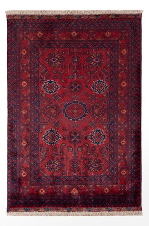 Afghánský koberec - Kunduz - 149 x 101 cm - červená