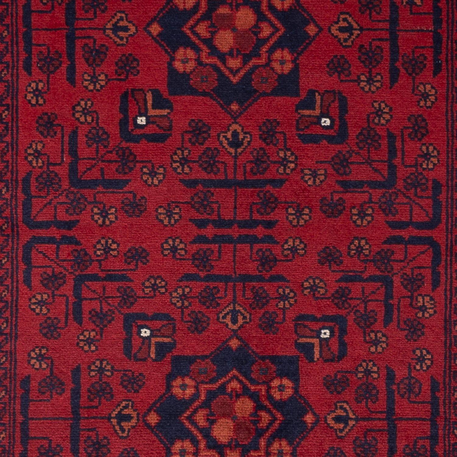 Afgański dywan - Kunduz - 147 x 100 cm - czerwony