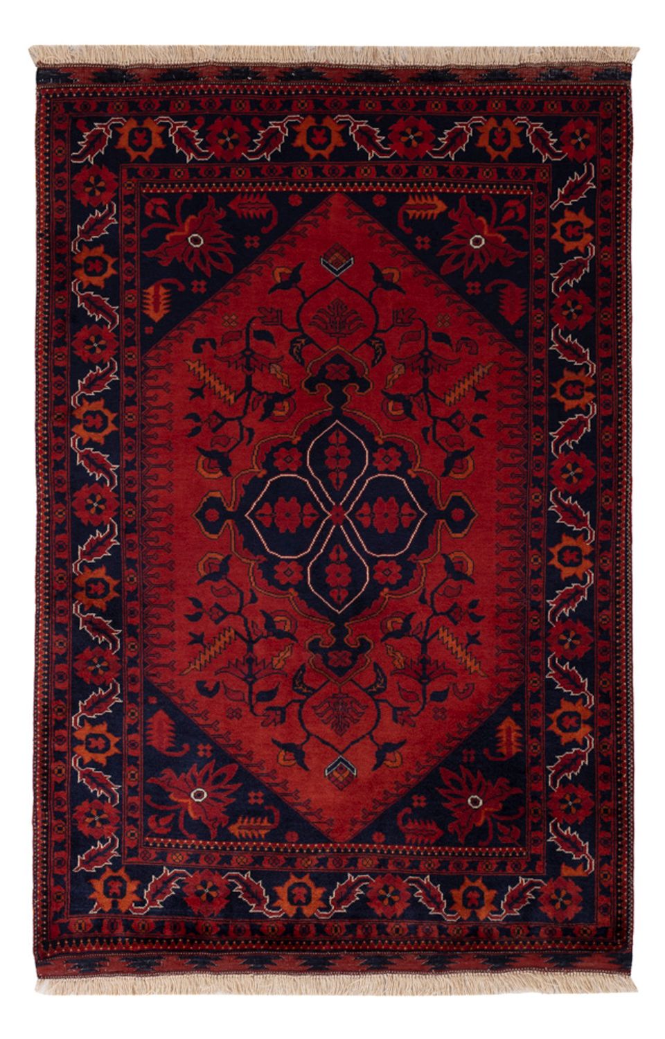 Dywan afgański - Royal - 150 x 97 cm - czerwony