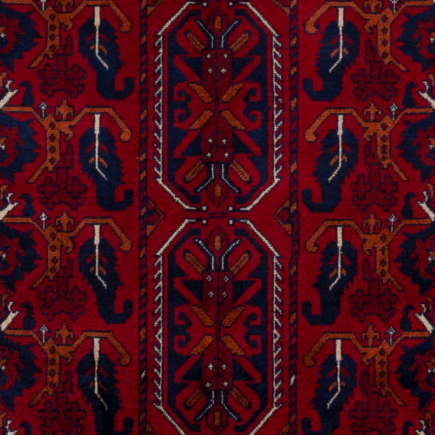Dywan afgański - Royal - 147 x 99 cm - czerwony