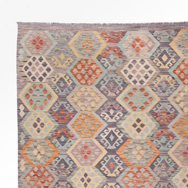 Tapete Kelim - Splash - 396 x 324 cm - colorido
