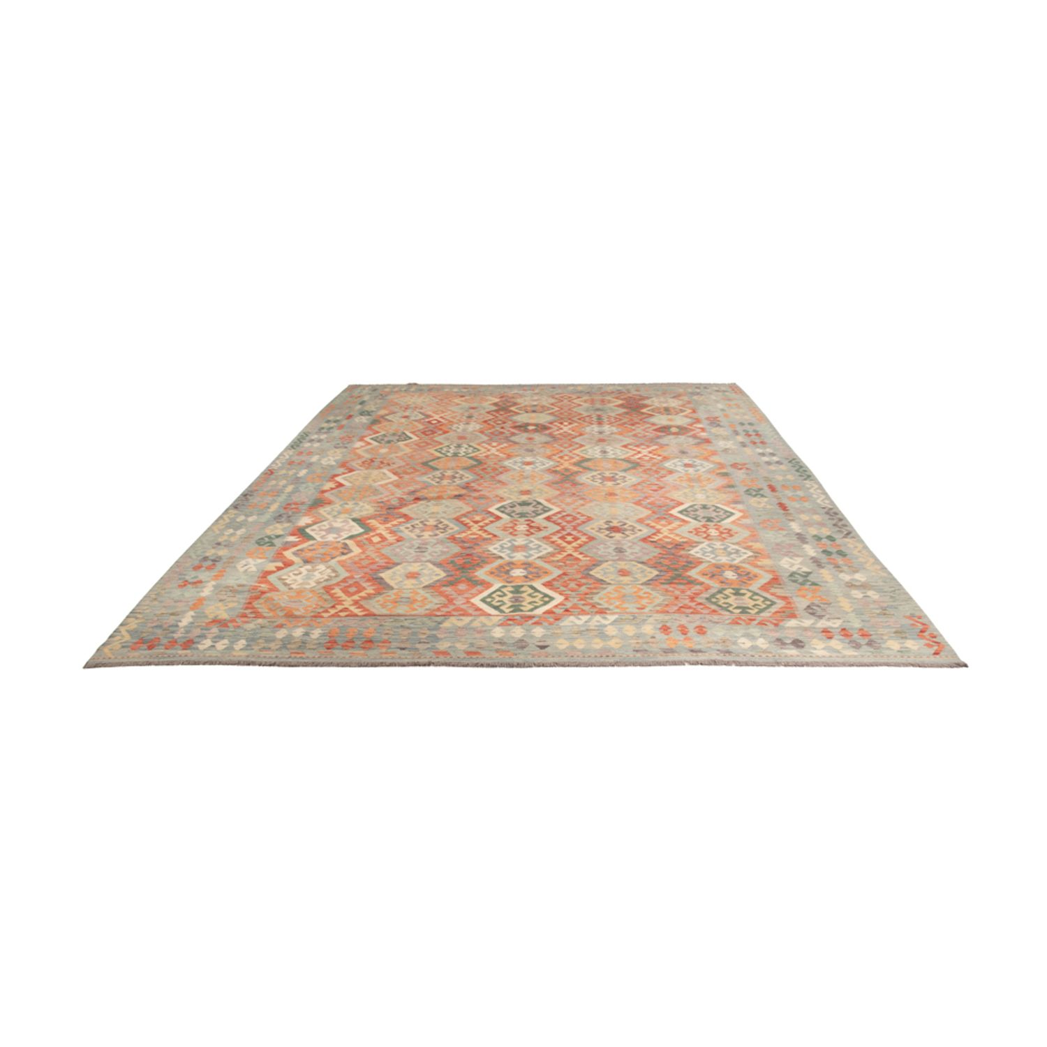 Kelim Rug - Splash - 392 x 315 cm - colorful