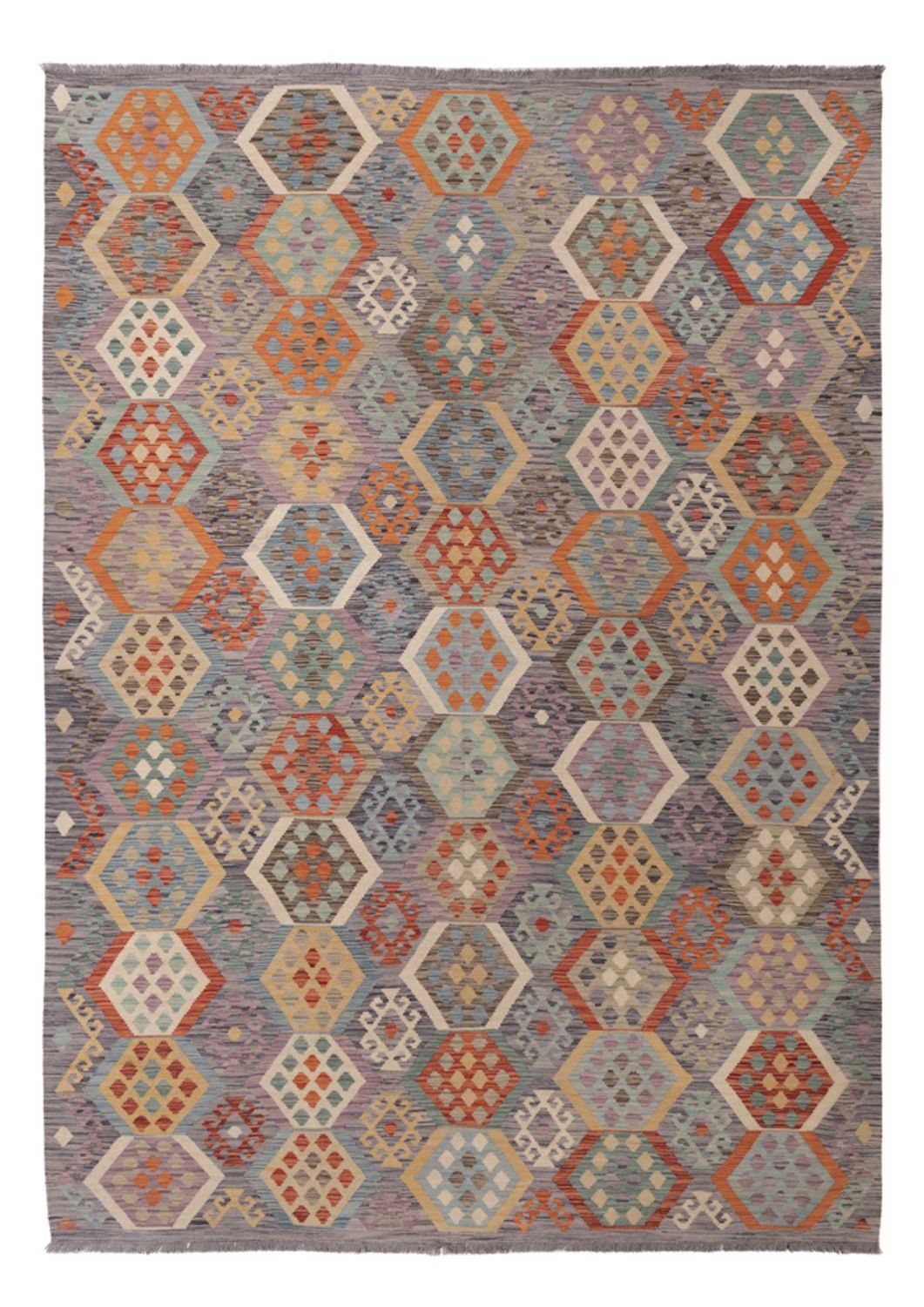 Kelimteppe - Splash - 350 x 249 cm - farget