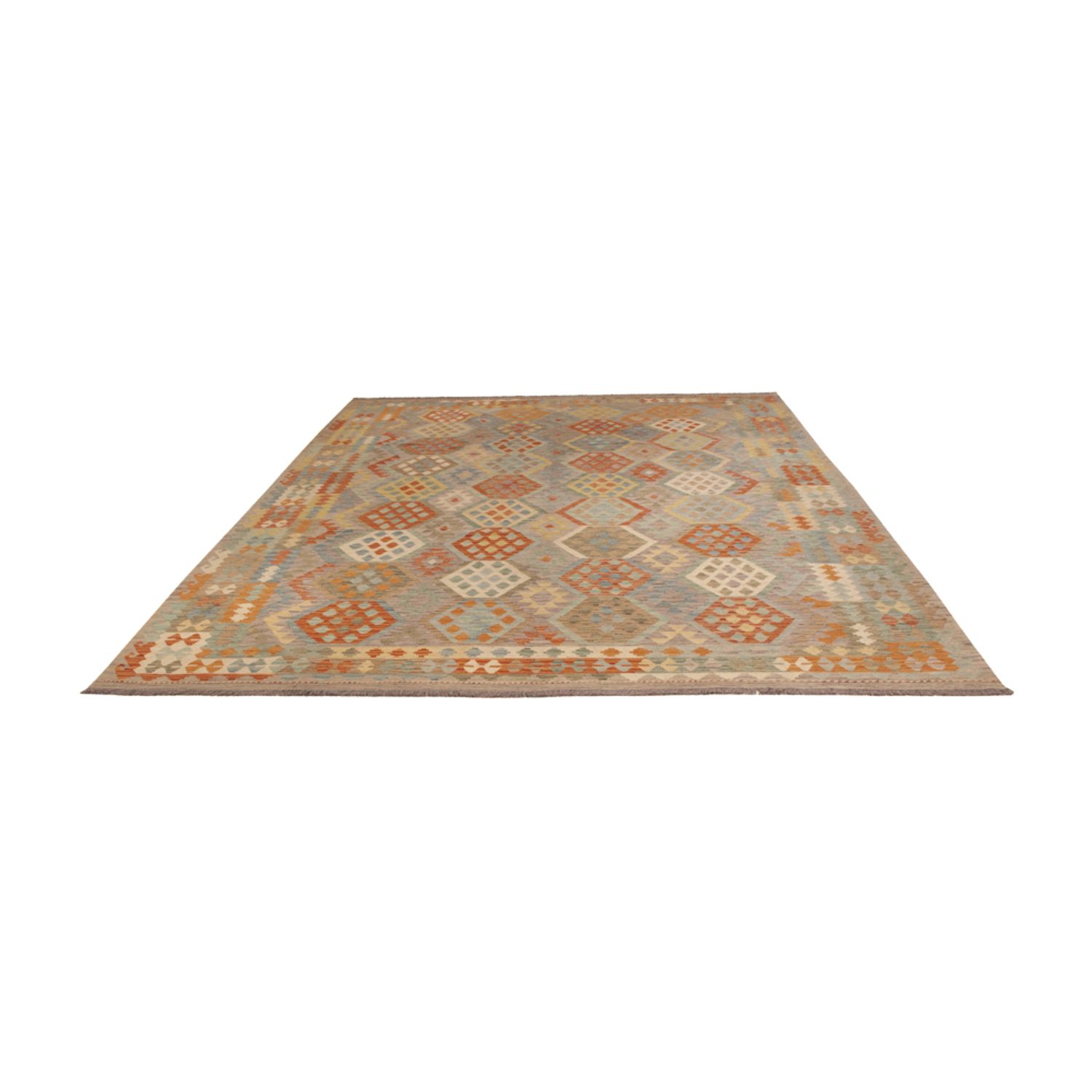 Kelim Rug - Splash - 345 x 248 cm - colorful