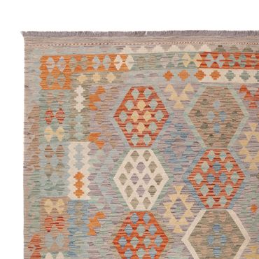 Kelim tapijt - Splash - 345 x 248 cm - gekleurd