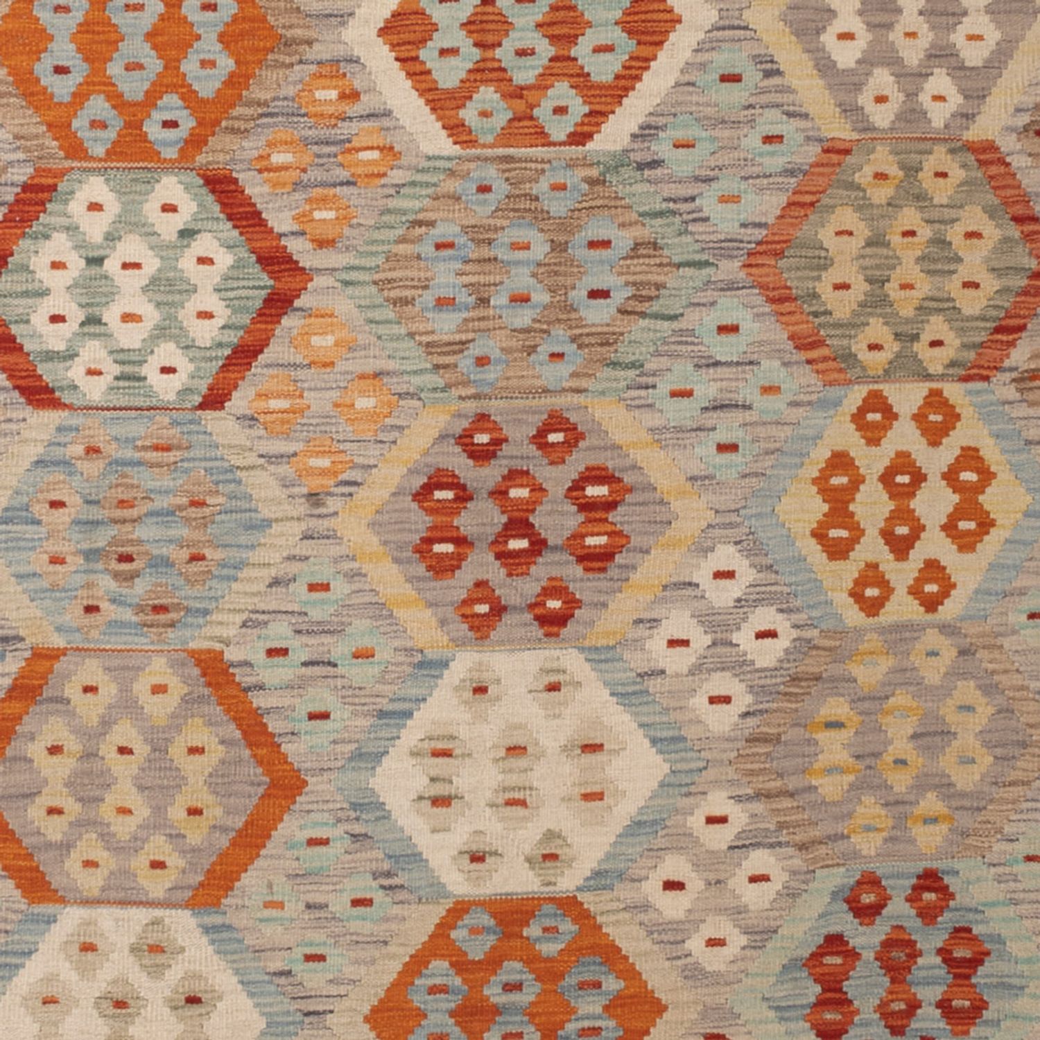Dywan Kelim - Splash - 339 x 253 cm - kolorowe